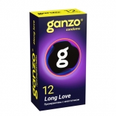 Презервативы с анестетиком для продления удовольствия Ganzo Long Love - 12 шт. - Ganzo - купить с доставкой в Брянске