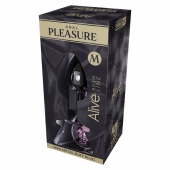 Серебристая анальная втулка Mini Metal Butt Plug Size M с розовым кристаллом - Adrien Lastic в Брянске Серебристая анальная втулка Mini Metal Butt Plug Size M с розовым кристаллом - Adrien Lastic