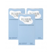 Набор из 3 упаковок ультратонких презервативов Pleasure Lab (по 12 шт.) - Pleasure Lab - купить с доставкой в Брянске