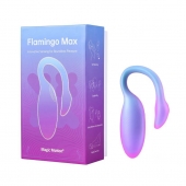 Голубой вибратор Flamingo Max - Magic Motion в Брянске Голубой вибратор Flamingo Max - Magic Motion