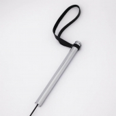 Черный стек с металлической ручкой - Crazy Handmade - купить с доставкой в Брянске Черный стек с металлической ручкой - Crazy Handmade - купить с доставкой в Брянске