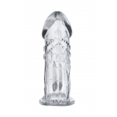Прозрачная насадка на пенис Uco - 13 см. - A-toys - в Брянске купить с доставкой
