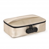 Золотистая сумочка для хранения игрушек Discreet Box - Dorcel - купить с доставкой в Брянске