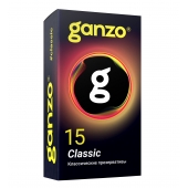 Классические презервативы с обильной смазкой Ganzo Classic - 15 шт. - Ganzo - купить с доставкой в Брянске