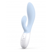 Нежно-голубой вибратор-кролик Lelo Ina 3 - 20 см. - Lelo купить в Брянске с доставкой в Orgasmix.ru Нежно-голубой вибратор-кролик Lelo Ina 3 - 20 см. - Lelo