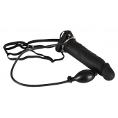 Полый страпон с эффектом увеличения Inflatable Strap-On - 18,5 см. - Orion - купить с доставкой в Брянске