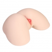 Мастурбатор-полуторс с двойным слоем материала и вибрацией Jenny Onahole Real Hips - KOKOS - в Брянске купить с доставкой