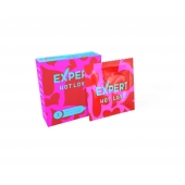 Презервативы с разогревающим эффектом Expert Hot Love - 3 шт. - Expert - купить с доставкой в Брянске