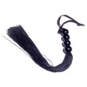 Черная силиконовая плеть - 37 см. - Boys of Toys - купить с доставкой в Брянске