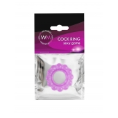 Лиловое эрекционное кольцо с 2 рядами стимулирующих шариков - Erowoman-Eroman - в Брянске купить с доставкой