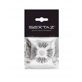 Эластичное эрекционное кольцо с черными «ресничками» - Sextaz - в Брянске купить с доставкой