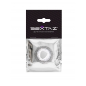 Эластичное эрекционное кольцо с длинными черными «ресничками» - Sextaz - в Брянске купить с доставкой