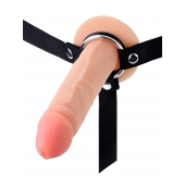 Мужской полый страпон на регулируемых ремнях - 18,5 см. - Sex Expert - купить с доставкой в Брянске