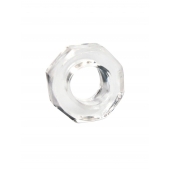 Прозрачное эрекционное кольцо в форме гайки - Sex Expert - в Брянске купить с доставкой