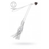 Белая кожаная плеть - 50 см. - Pecado - купить с доставкой в Брянске