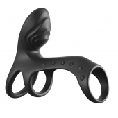 Черная насадка на пенис Ultimate Couples Cage Pro - Pipedream - в Брянске купить с доставкой