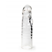 Прозрачная закрытая насадка на член - 15 см. - Sex Expert - в Брянске купить с доставкой