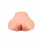 Телесный реалистичный мастурбатор-полуторс с 2 любовными входами - No Name - в Брянске купить с доставкой