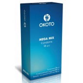 Презервативы OKOTO Mega Mix - 18 шт. - Sitabella - купить с доставкой в Брянске