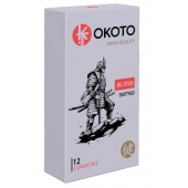 Точечные презервативы OKOTO Dotted - 12 шт. - Sitabella - купить с доставкой в Брянске