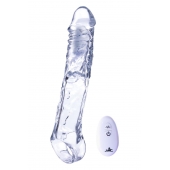 Прозрачная насадка-удлинитель Length Enhancer With Bullet с подхватом - 22,3 см. - NMC - в Брянске купить с доставкой