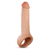 Телесная насадка-удлинитель Thrive 8.75 Inch Realistic Penis Extender Sleeve - 22,2 см. - Blush Novelties - в Брянске купить с доставкой