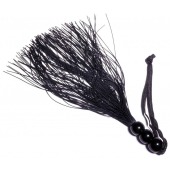 Черная силиконовая плетка - 25,4 см. - Boys of Toys - купить с доставкой в Брянске