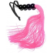 Розовая силиконовая плеть - 35,5 см. - Boys of Toys - купить с доставкой в Брянске