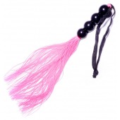 Розовая силиконовая плеть - 35,5 см. - Boys of Toys - купить с доставкой в Брянске