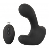 Черная анальная вибропробка с функцией расширения RC Butt Plug with 3 functions - Orion - в Брянске купить с доставкой