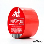 Красный скотч для фиксации Non-Sticky Bondage Tape - 15 м. - Intoyou - купить с доставкой в Брянске