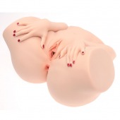 Телесный мастурбатор-полуторс Barbie - Naked Factory - в Брянске купить с доставкой