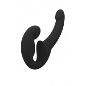 Черный безремневой страпон Share Lite - Fun Factory - купить с доставкой в Брянске