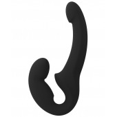 Черный безремневой страпон Share Lite - Fun Factory - купить с доставкой в Брянске