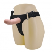Реалистичный страпон-фаллоимитатор на трусиках Ultra Passionate Harness - 15 см. - Baile - купить с доставкой в Брянске