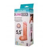 Фаллическая насадка Харнесс UNICOCK 5,5  - 17 см. - LOVETOY (А-Полимер) - купить с доставкой в Брянске