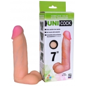 Фаллическая насадка Харнесс UNICOCK 7  - 19 см. - LOVETOY (А-Полимер) - купить с доставкой в Брянске