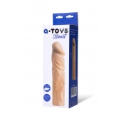 Насадка с ярко выраженной головкой и рельефным стволом - 19 см. - A-toys - в Брянске купить с доставкой