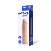 Реалистичная насадка с ярко выраженной головкой - 16,5 см. - A-toys - в Брянске купить с доставкой Реалистичная насадка с ярко выраженной головкой - 16,5 см. - A-toys - в Брянске купить с доставкой