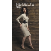 Пояс с клёпками Yona Black - Rebelts - купить с доставкой в Брянске