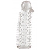 Прозрачная насадка на половой член с закрытой головкой и шипами - 12,5 см. - ToyFa - в Брянске купить с доставкой