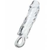 Прозрачная насадка с петлёй для фиксации - 14 см. - ToyFa - в Брянске купить с доставкой