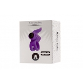 Эрекционное кольцо с подхватом мошонки и стимуляцией клитора Bullet Lastic Ring - Adrien Lastic - в Брянске купить с доставкой