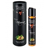 Массажное масло с ароматом экзотических фруктов Huile de Massage Gourmande Fruits Exotiques - 59 мл. - Plaisir Secret - купить с доставкой в Брянске