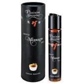 Массажное масло с ароматом крем брюле Huile de Massage Gourmande Creme Brulée - 59 мл. - Plaisir Secret - купить с доставкой в Брянске