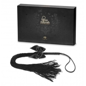 Чёрная плётка Lilly Whip Bijoux - Bijoux Indiscrets - купить с доставкой в Брянске