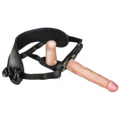 Женский страпон с вагинальной пробкой Woman Strap - 18 см. - LOVETOY (А-Полимер) - купить с доставкой в Брянске