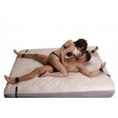 Бондаж для фиксации на кровати Frisky Bedroom Restraint Kit - XR Brands - купить с доставкой в Брянске