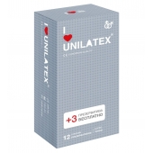 Презервативы с точками Unilatex Dotted - 12 шт. + 3 шт. в подарок - Unilatex - купить с доставкой в Брянске