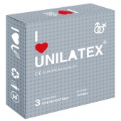 Презервативы с точками Unilatex Dotted - 3 шт. - Unilatex - купить с доставкой в Брянске
